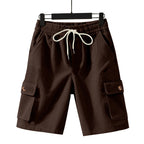 Herren-Cordshorts mit Cargo-Taschen und Kordelzug