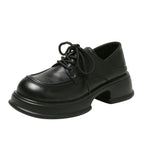 Damen Bequeme Derbyschuhe mit klassischem Design und rutschfester Sohle EB
