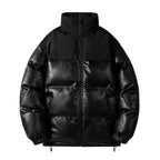 Damen isolierte Steppjacke mit hohem Kragen und elastischen Bündchen EB