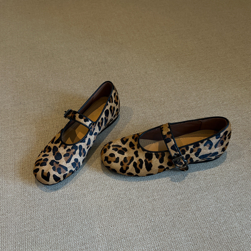 Damen Ballerinas mit elegantem Riemen und Wildleder-Optik EB