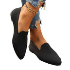 Damen atmungsaktive Slip-On Loafer aus flexiblem Netzmaterial EB