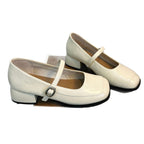 Damen elegante Ballerinas mit verstellbarem Riemen und bequemem Fußbett EB