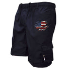 Herren Cargo-Shorts mit praktischen Seitentaschen und elastischem Bund EB