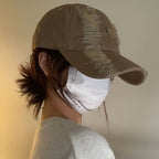 Women's Distressed Denim Baseball Cap