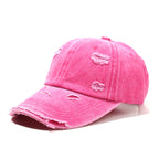 Damen-Baseballkappe im Used-Look