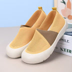 Damen Bequeme Slip-On Schuhe mit atmungsaktivem Obermaterial EB