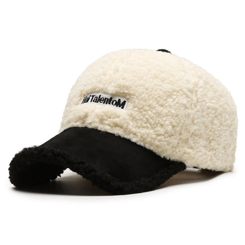 Gemütliche Plüsch-Fleece-Baseball-Cap für Damen