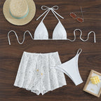 Damen-Häkel-Badeshorts
