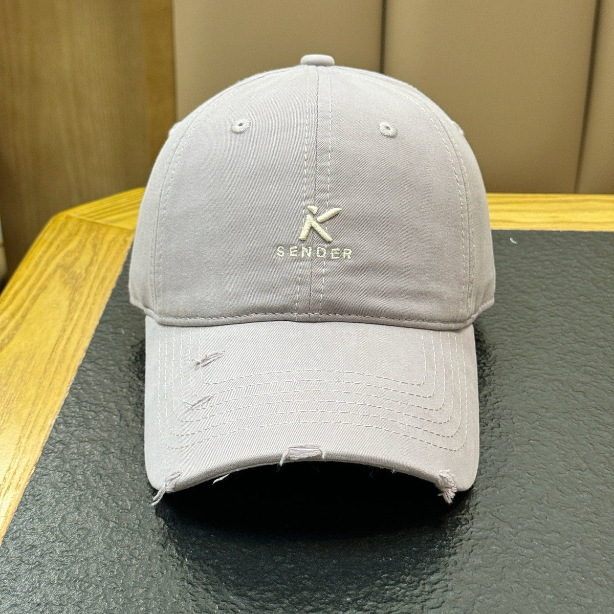Herren-Baseballcap im Distressed-Look