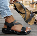 Damen bequeme Sandalen mit ergonomischem Riemen-Design EB