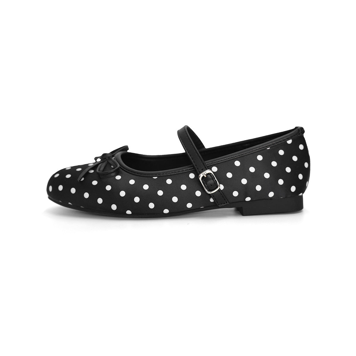 Damen Ballerinas mit elegantem Riemchen und klassischem Punkte-Design EB