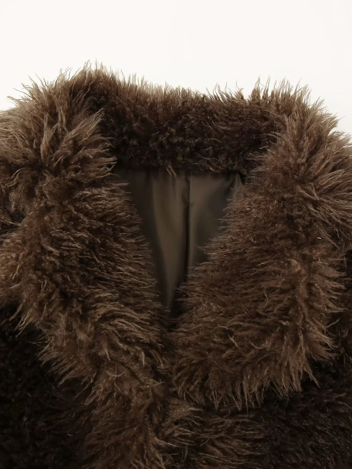 Damen Kuschelige Fleecejacke mit großzügigem Kragen und weichem Innenfutter EB