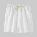 Herren Bermuda-Shorts mit elastischem Bund und seitlichen Taschen EB