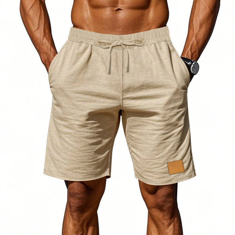 Herren nan Kordelzug-Bermuda aus weichem Baumwollmix mit elastischem Bund und Seitentaschen EB