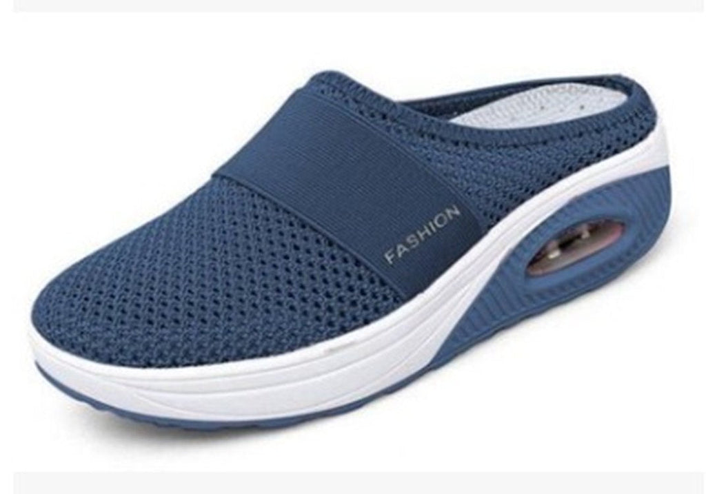 Damen bequeme Clogs mit atmungsaktiver Mesh-Oberfläche und dämpfender Sohle EB