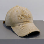Herren-Baseballcap aus Distressed-Baumwolle