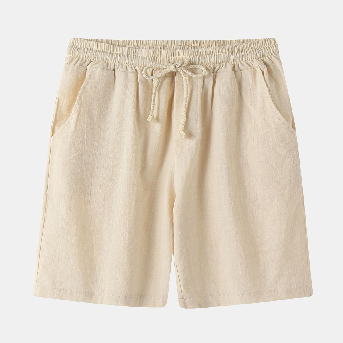 Herren Bermuda-Shorts mit elastischem Bund und seitlichen Taschen EB