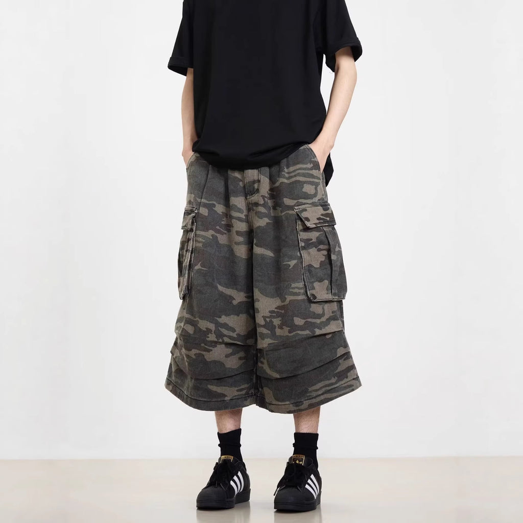 Modische Cargo-Shorts für Herren mit lockerer Passform