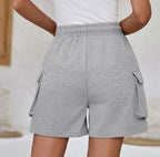 Damen Casual Cargo Shorts EB