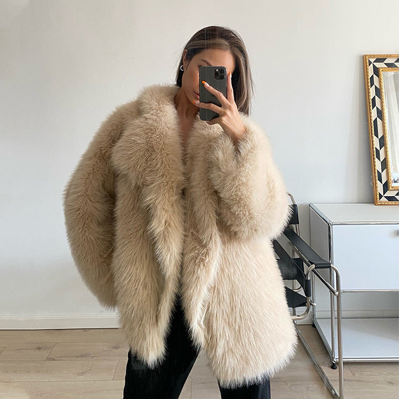 Damen Kuscheliger Mantel EB