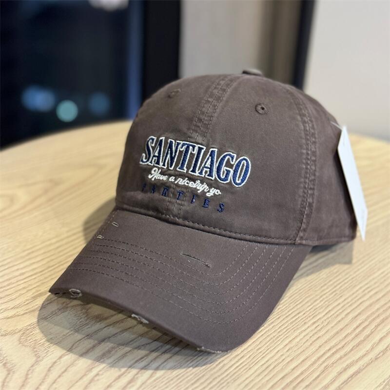 Lässige Baseballkappe im Used-Look für Herren