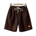 Lässige Bermuda-Shorts für Herren aus strukturiertem Baumwollmix