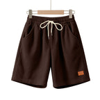 Lässige Bermuda-Shorts für Herren aus strukturiertem Baumwollmix