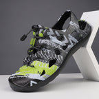 Damen Bequeme und rutschfeste Outdoor-Sandalen mit elastischem Schnürsystem EB