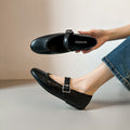 Damen elegante Ballerinas mit modischem Riemchen EB