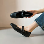 Damen elegante Ballerinas mit modischem Riemchen EB