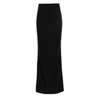 Damen Elegantes Maxirock mit hohem Bund und figurbetonter Silhouette EB