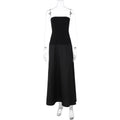 Damen Elegantes langes Maxikleid mit trägerlosem Design EB