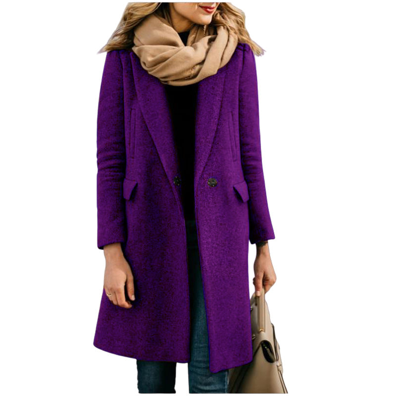 Damen eleganter Schnittmantel EB