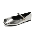 Damen Ballerinas mit modischer Schnallenapplikation EB
