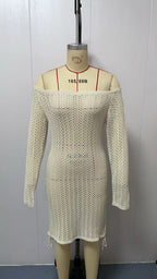 Damen Zweiteiler Strickensemble mit raffiniertem Schnitt EB