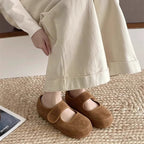 Damen Bequeme Clogs mit Klettverschluss und ergonomischer Sohle EB