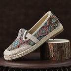 Damen Bequeme und stilvolle Stoffslipper EB