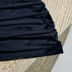 Hochwertige Damen-Shorts mit Rüschen und elastischem Bund