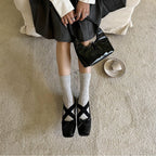 Damen Ballerinas mit elegantem Riemendesign und verbessertem Komfort EB