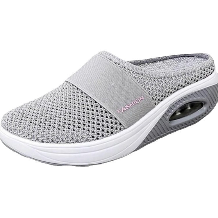 Damen bequeme Clogs mit atmungsaktiver Mesh-Oberfläche und dämpfender Sohle EB