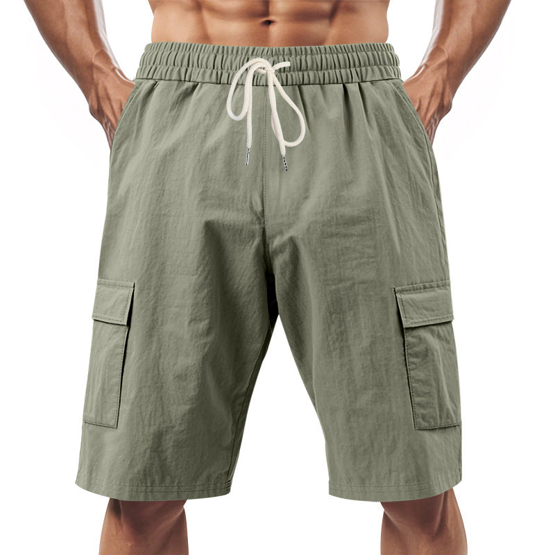 Technische Cargo-Shorts für Herren mit elastischem Kordelzugbund