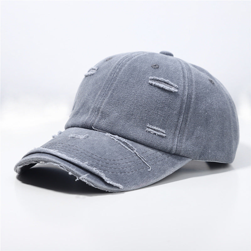 Damen-Baseballkappe im Used-Look