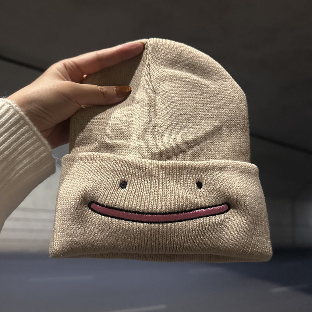 Verspielte Strickmütze