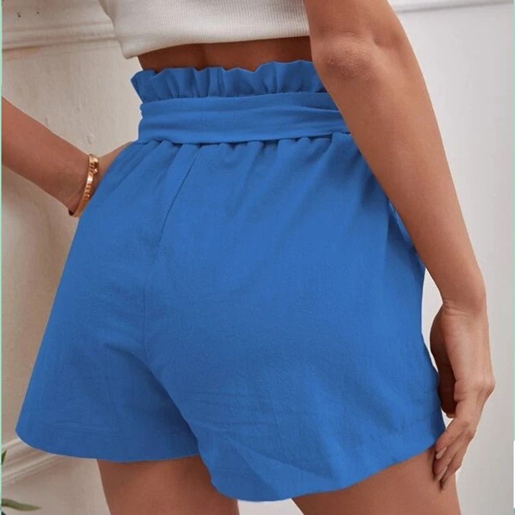 Damen Tailored Shorts mit Krawatte und praktischen Taschen EB