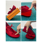Damen bequeme Ballerinas mit dekorativen Schleifen EB