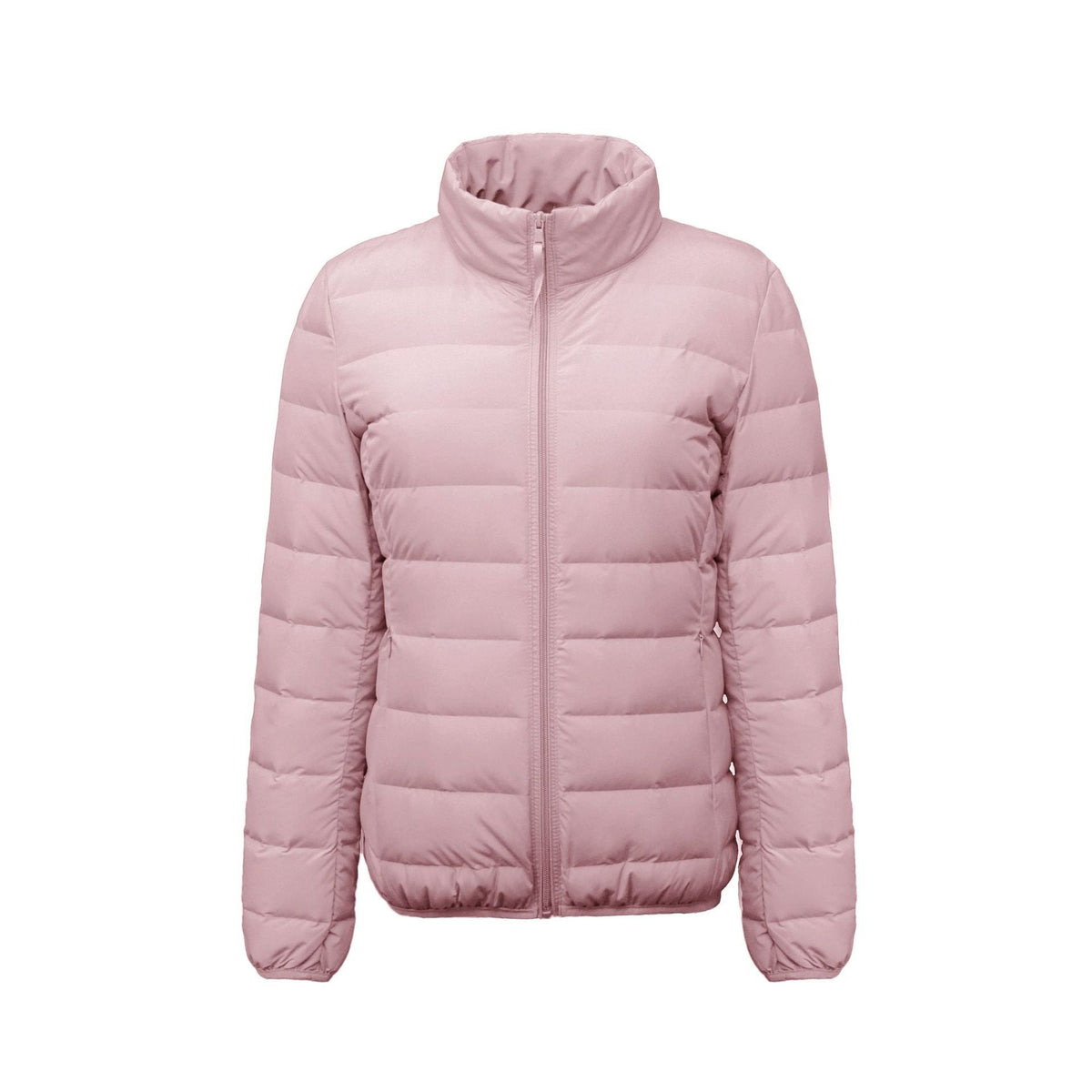 Damen Isolierte Steppjacke mit hohem Kragen und elastischen Bündchen EB