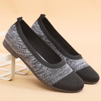 Damen Bequeme Ballerinas mit flexiblem und atmungsaktivem Obermaterial EB