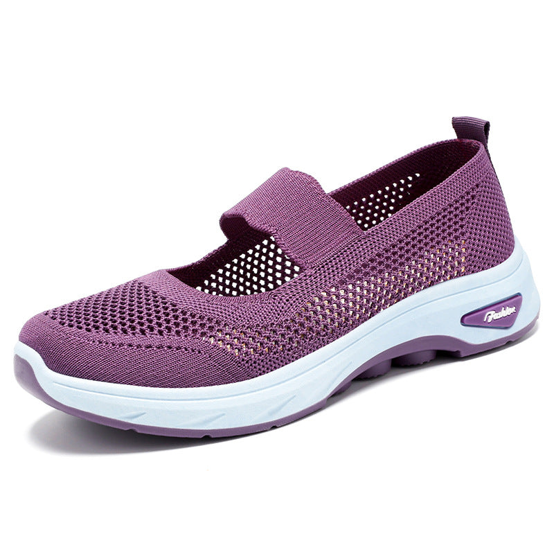 Damen Atmungsaktive Freizeit-Slipper mit elastischem Riemen EB