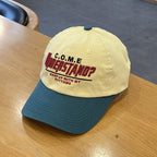Unisex Casual Textured Cap mit verspielter Stickerei