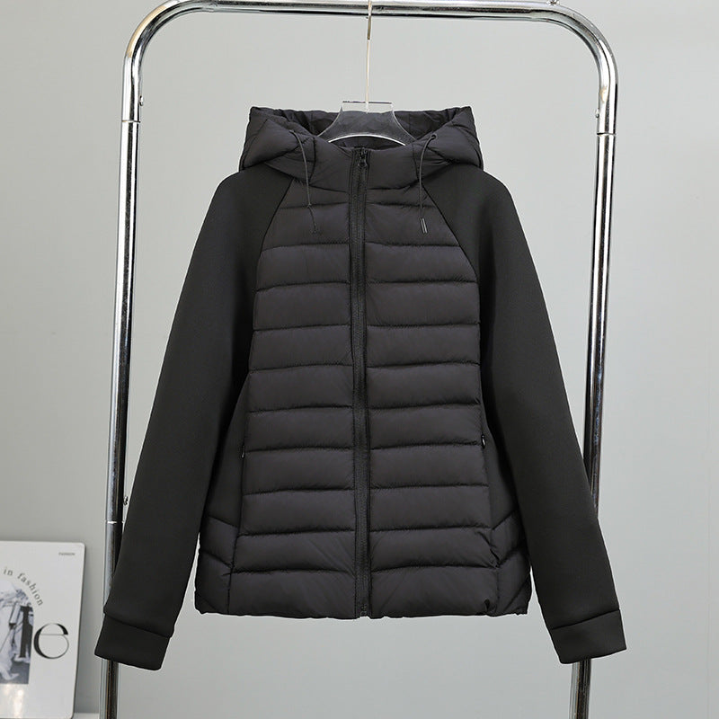 Damen Isolierte Steppjacke mit Kapuze und sportlichem Schnitt EB
